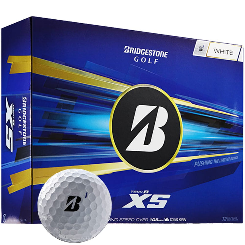 Bridgestone TOUR B XS Golf Balls - White - 12 Pack