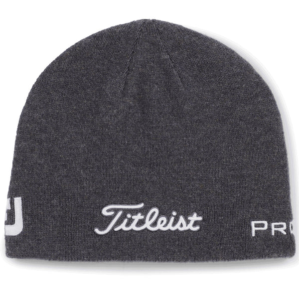 Titleist Tour Merino Beanie - Charcoal/White