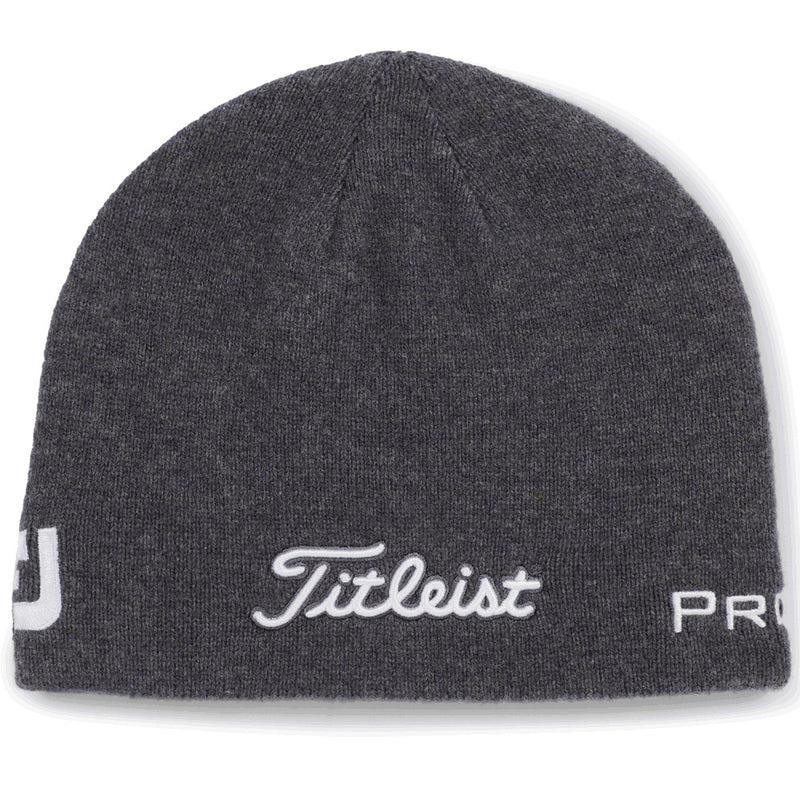 Titleist Tour Merino Beanie - Charcoal/White