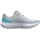 Under Armour Junior Surge Golf Spikeless Shoes - Halo Gray/Fresco Blue/Metallic Silver