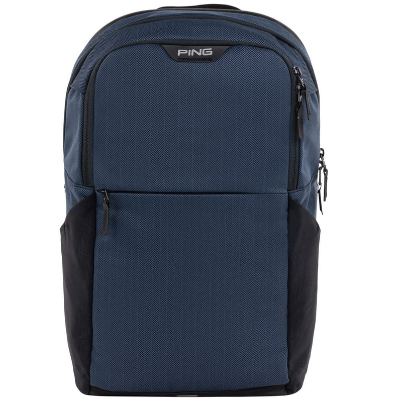 Ping Backpack - Navy Herringbone