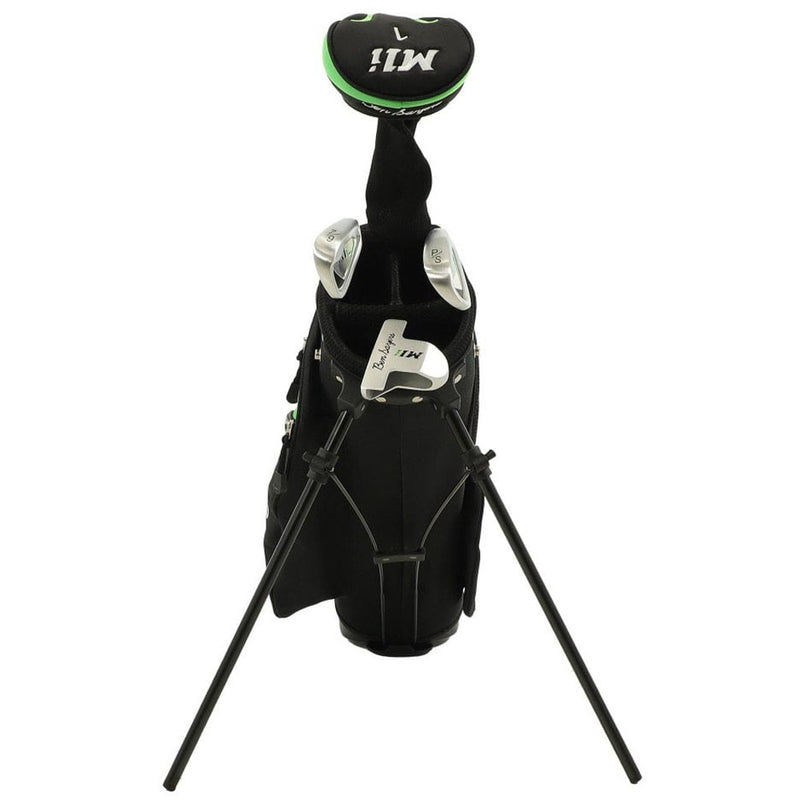 Ben Sayers M1i Junior 5-Piece Stand Bag Package Set - Black/Green