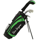 Ben Sayers M1i Junior 5-Piece Stand Bag Package Set - Black/Green - (Ages 5-8)