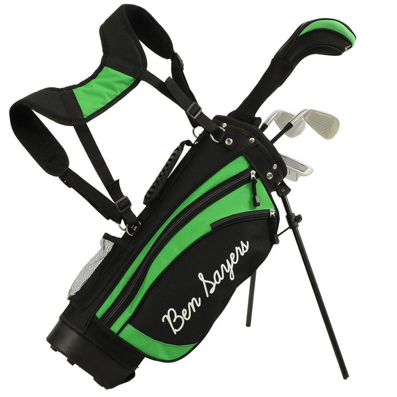 Ben Sayers M1i Junior 5-Piece Stand Bag Package Set - Black/Green