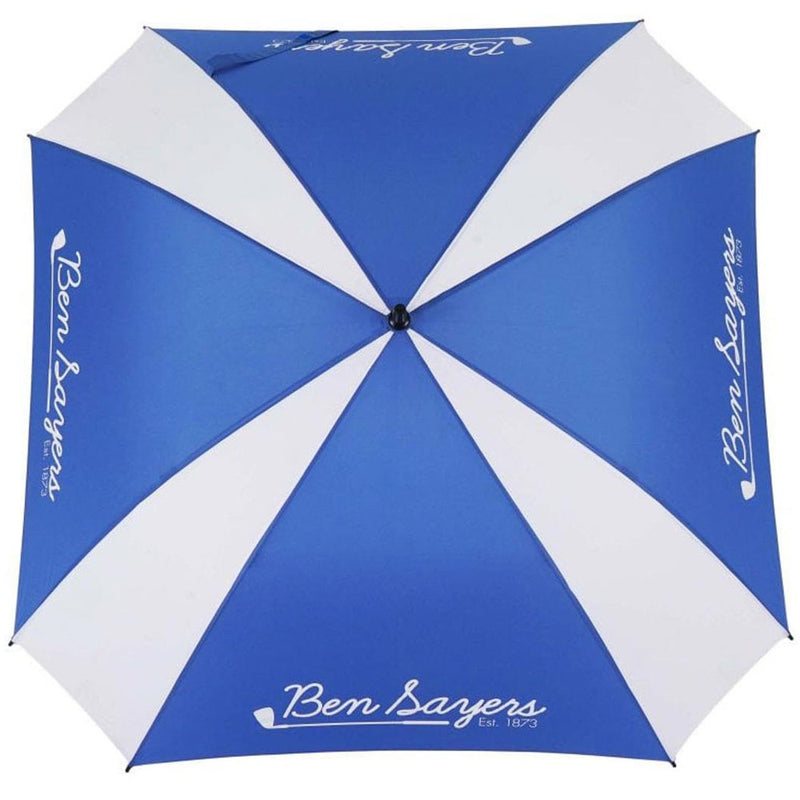 Ben Sayers Square Golf Umbrella - Blue/White