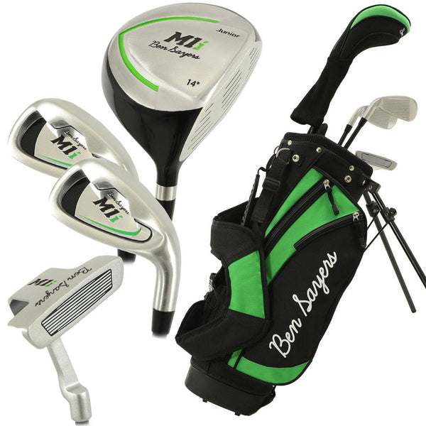 Ben Sayers M1i Junior 5-Piece Stand Bag Package Set - Black/Green