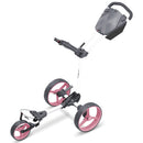 Big Max Blade Trio 3-Wheel Push Trolley - White/Pink