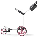 Big Max Blade Trio 3-Wheel Push Trolley - White/Pink