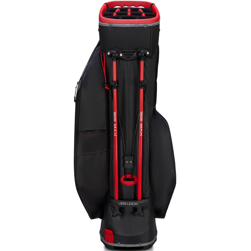 Big Max Dri Lite Hybrid Tour 2 Stand/Cart Bag - Black/Charcoal/Red
