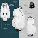 Sunday Golf S-Class Big Rig Cart Bag - White