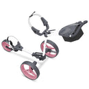Big Max Blade Trio 3-Wheel Push Trolley - White/Pink