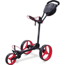 Big Max Blade Trio 3-Wheel Push Trolley - Phantom/Red