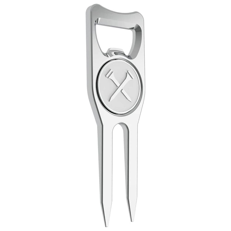 Blue Tees Golf Divot Tool - Silver