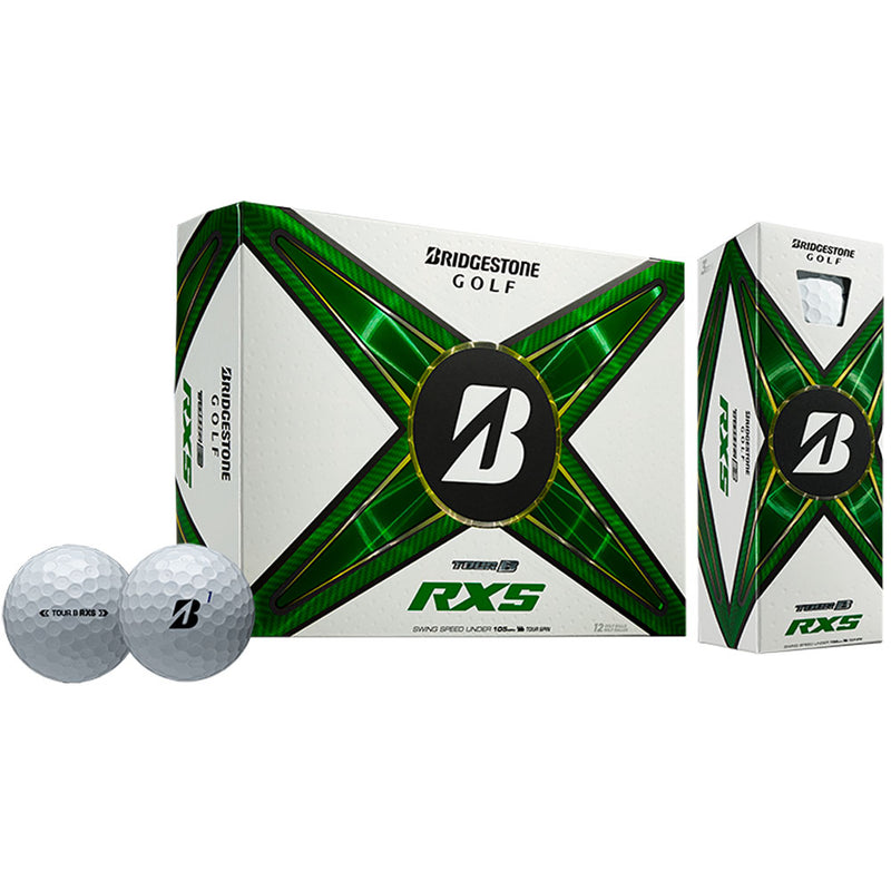 Bridgestone TOUR B RXS Golf Balls - White - 12 Pack