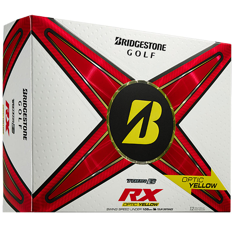 Bridgestone TOUR B RX Golf Balls - Yellow - 12 Pack