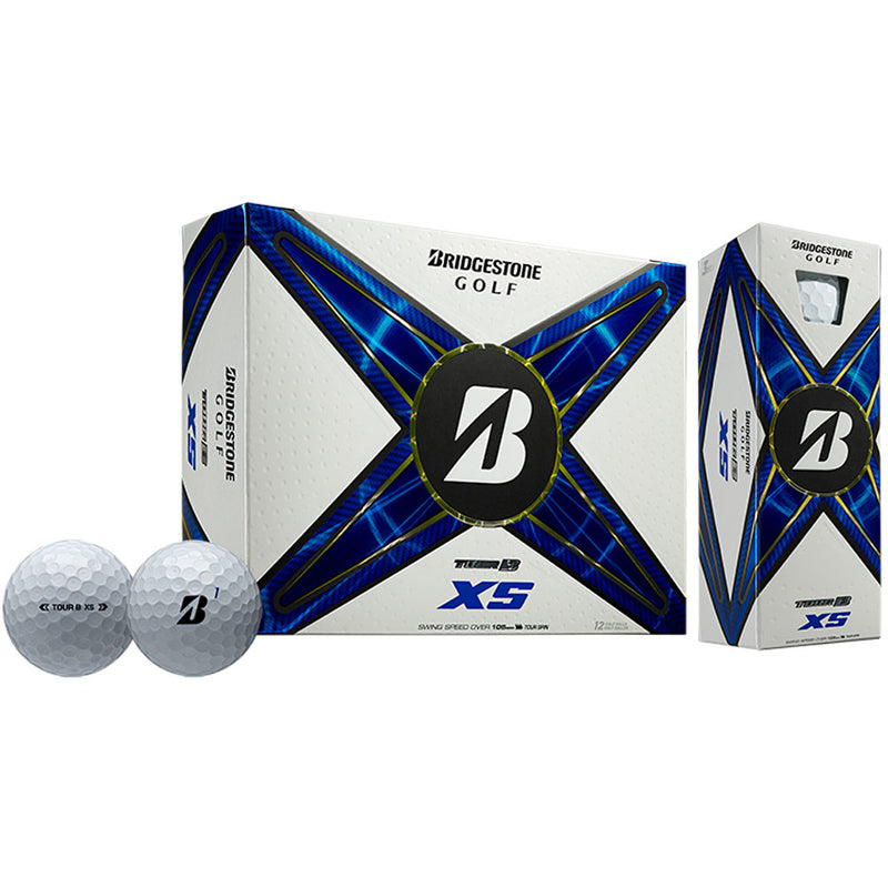 Bridgestone TOUR B XS Golf Balls - White - 12 Pack