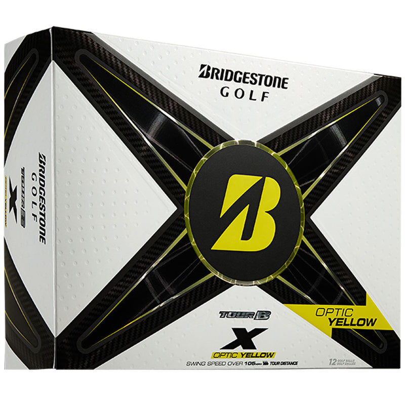 Bridgestone TOUR B X Golf Balls - Yellow - 12 Pack