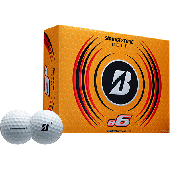 Bridgestone e6 Golf Balls - White - 12 Pack