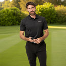 Oscar Jacobson Bullock Tour Polo Shirt - Black