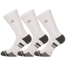 Calvin Klein Tech Crew Sock (3 Pack) - White/Grey OSFM