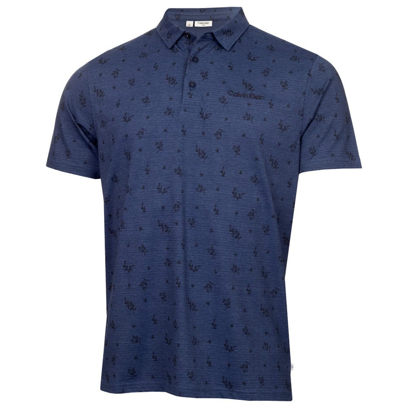 Calvin Klein Colton Printed Polo Shirt - Denim