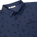 Calvin Klein Colton Printed Polo Shirt - Denim