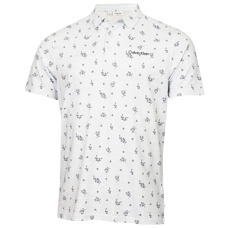 Calvin Klein Colton Printed Polo Shirt - Ice