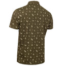 Calvin Klein Colton Printed Polo Shirt - Olive