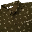 Calvin Klein Colton Printed Polo Shirt - Olive
