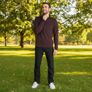Calvin Klein Newport Half-Zip Sweater - Blackberry