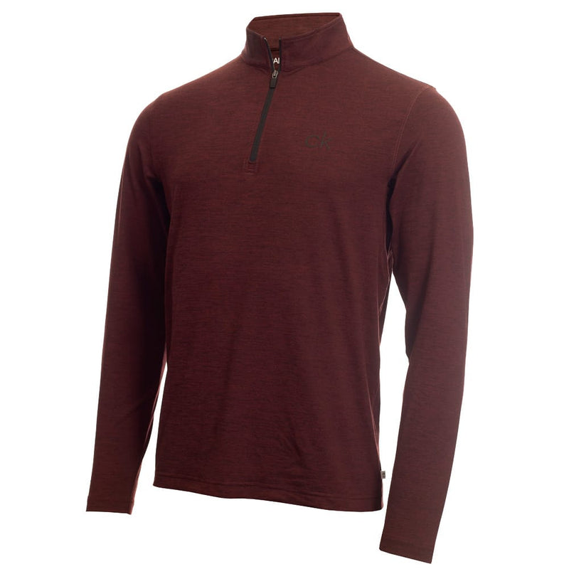 Calvin Klein Newport Half-Zip Sweater - Blackberry