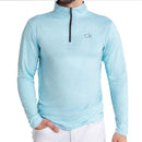 Calvin Klein Newport Half-Zip Sweater - Dusty Blue