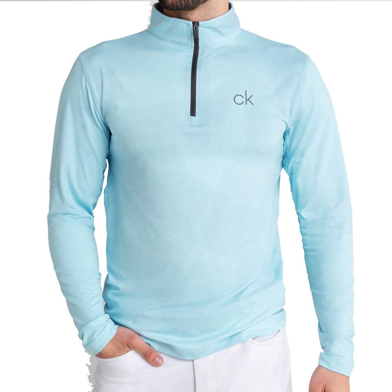 Calvin Klein Newport Half-Zip Sweater - Dusty Blue