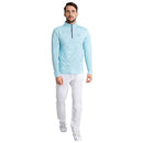 Calvin Klein Newport Half-Zip Sweater - Dusty Blue