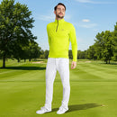 Calvin Klein Newport Half-Zip Sweater - Lime