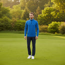 Calvin Klein Newport Half-Zip Sweater - Nautical Blue Marl