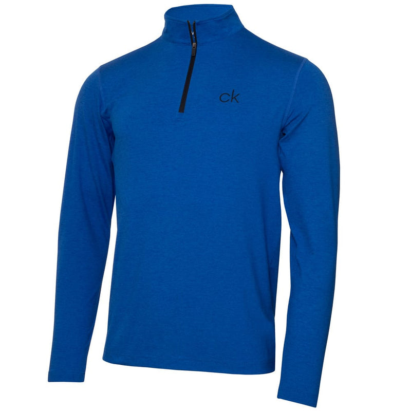 Calvin Klein Newport Half-Zip Sweater - Nautical Blue Marl