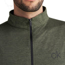 Calvin Klein Newport Half-Zip Sweater - Olive Green Marl