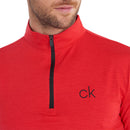Calvin Klein Newport Half-Zip Sweater - Powdered Red Marl