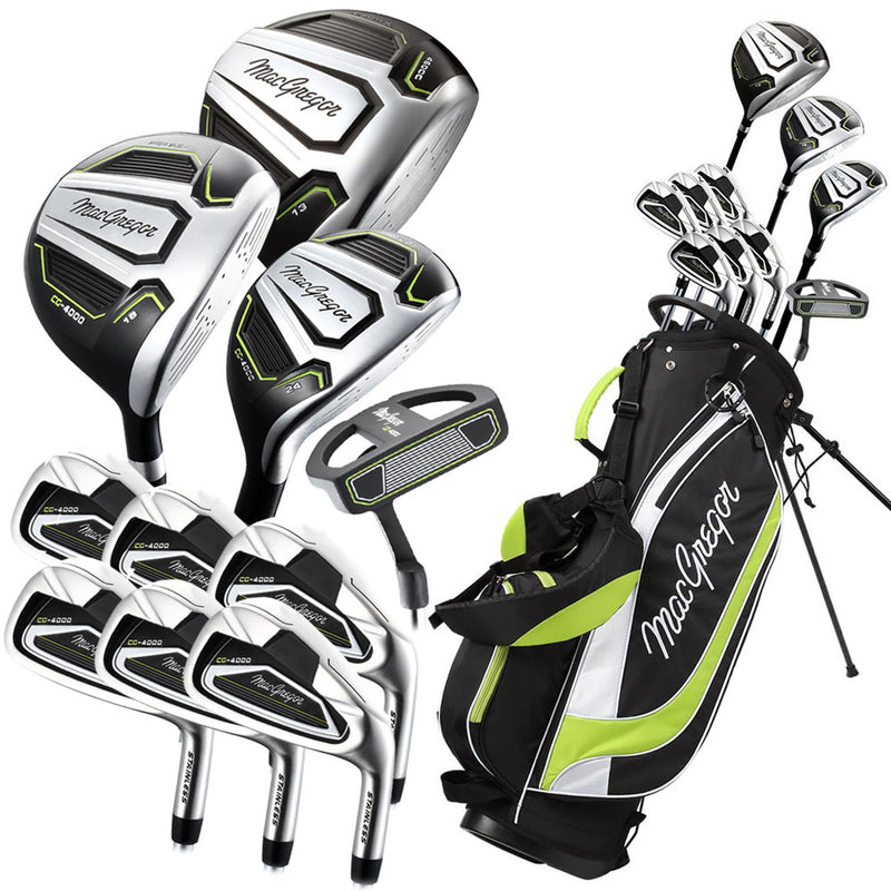 MacGregor CG4000 11-Piece Stand Bag Package Set +1" Longer - Steel