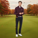 Callaway  1/4 Zip Blended Merino Odyssey Sweater - Dark Italian Plum