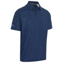 Callaway Engineered Chev Ombre Print Polo Shirt - Peacoat