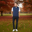 Callaway Light Weight 1/4 Zip Vest - Peacoat