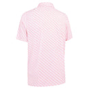 Callaway Twill Print Polo Shirt - Strawberry Pink
