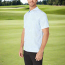 Callaway Warped Gingham Print Polo Shirt - Bright White