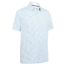 Callaway Warped Gingham Print Polo Shirt - Bright White