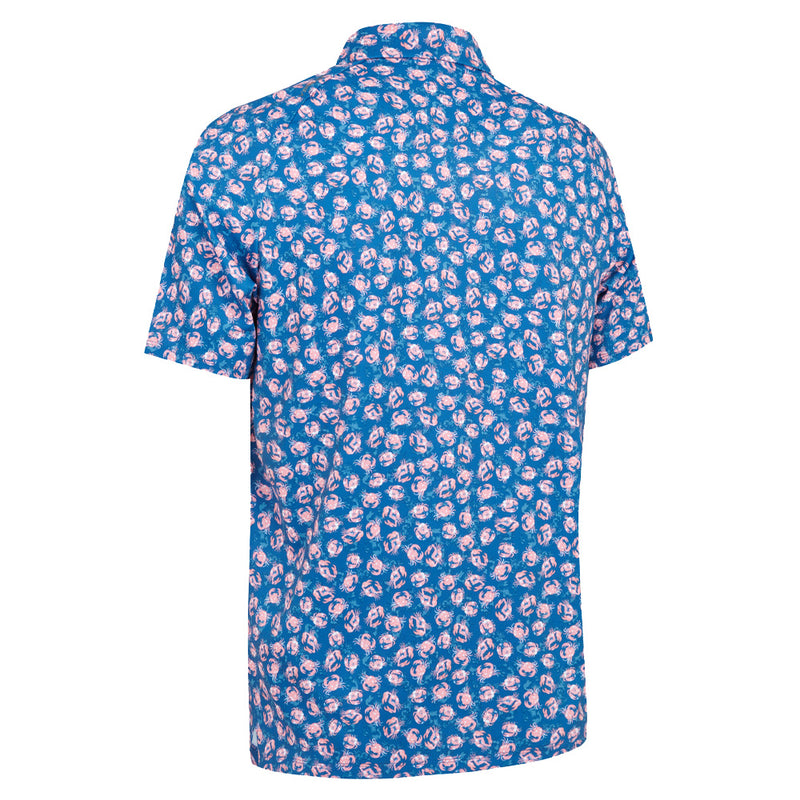 Callaway Crab Novelty Polo Shirt - Galaxy Blue