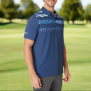 Callaway Trippy Block Polo Shirt - Peacoat