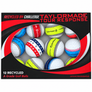 TaylorMade Tour Response Stripe Rewashed Golf Balls - Multi - 12 Pack