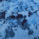 Calvin Klein Digital Chaos Printed Polo Shirt - Navy
